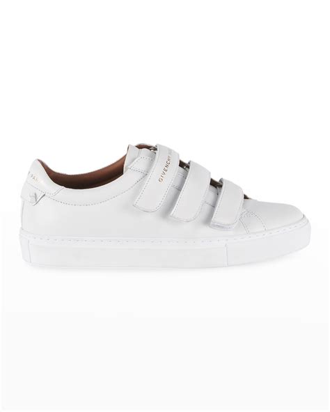 givenchy urban street low-top sneakers with/ straps|givenchy jaw high white sneakers.